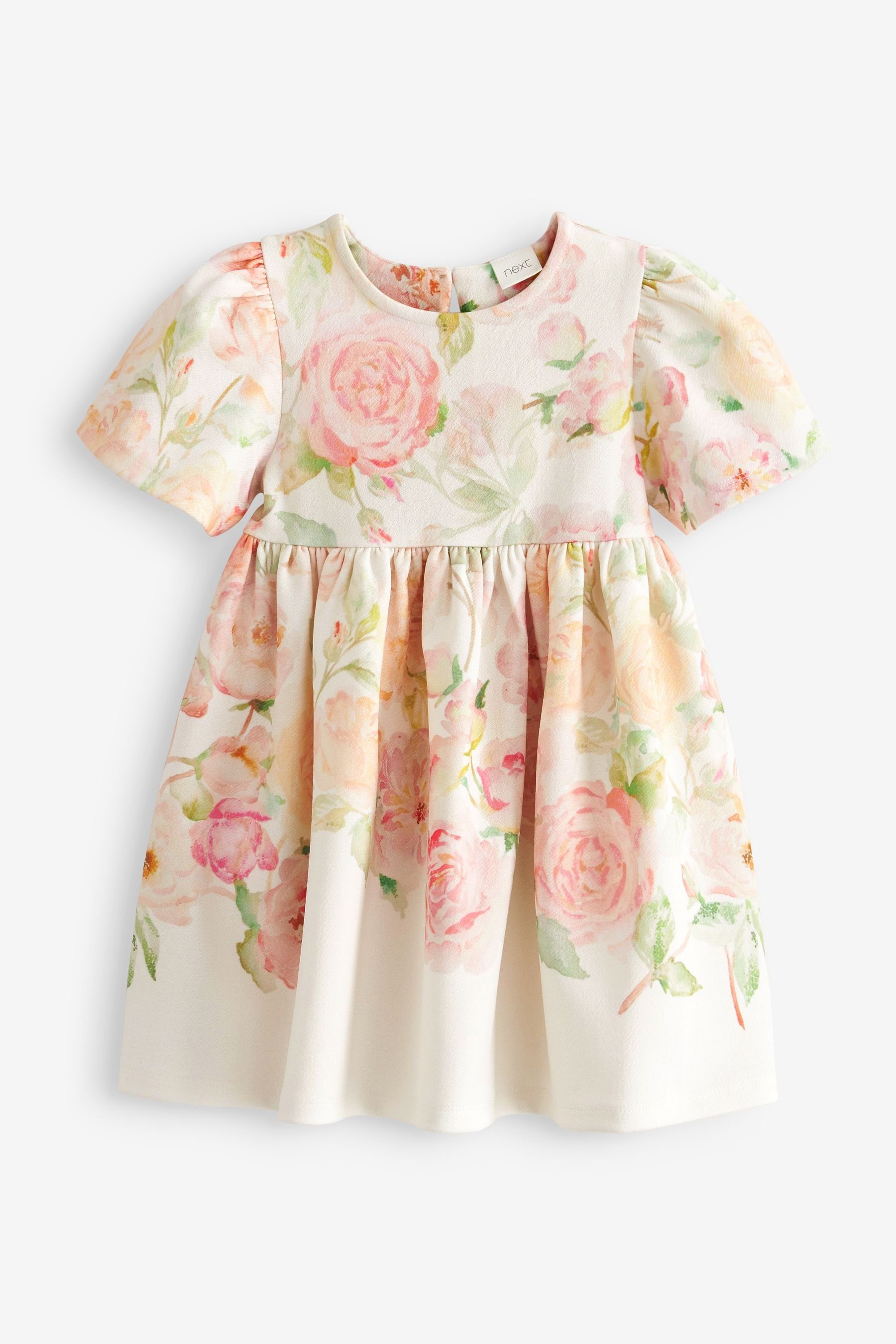 Next Jerseykleid Kleid mit bedruckten Rändern für besondere Anlässe (1-tlg)