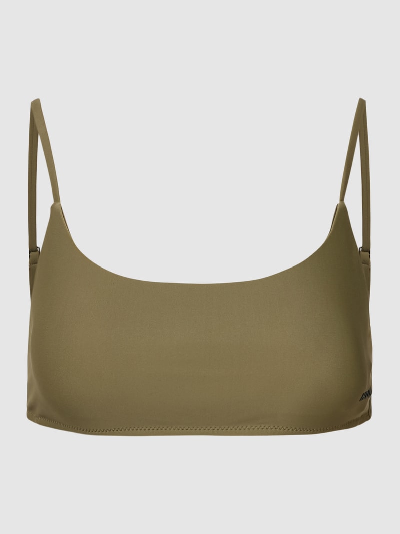 Bralette mit verstellbaren Spaghettiträgern Modell 'PURE' in khaki