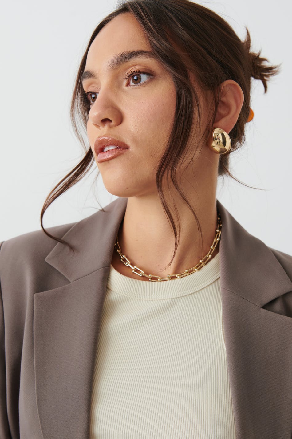 Straight regular blazer