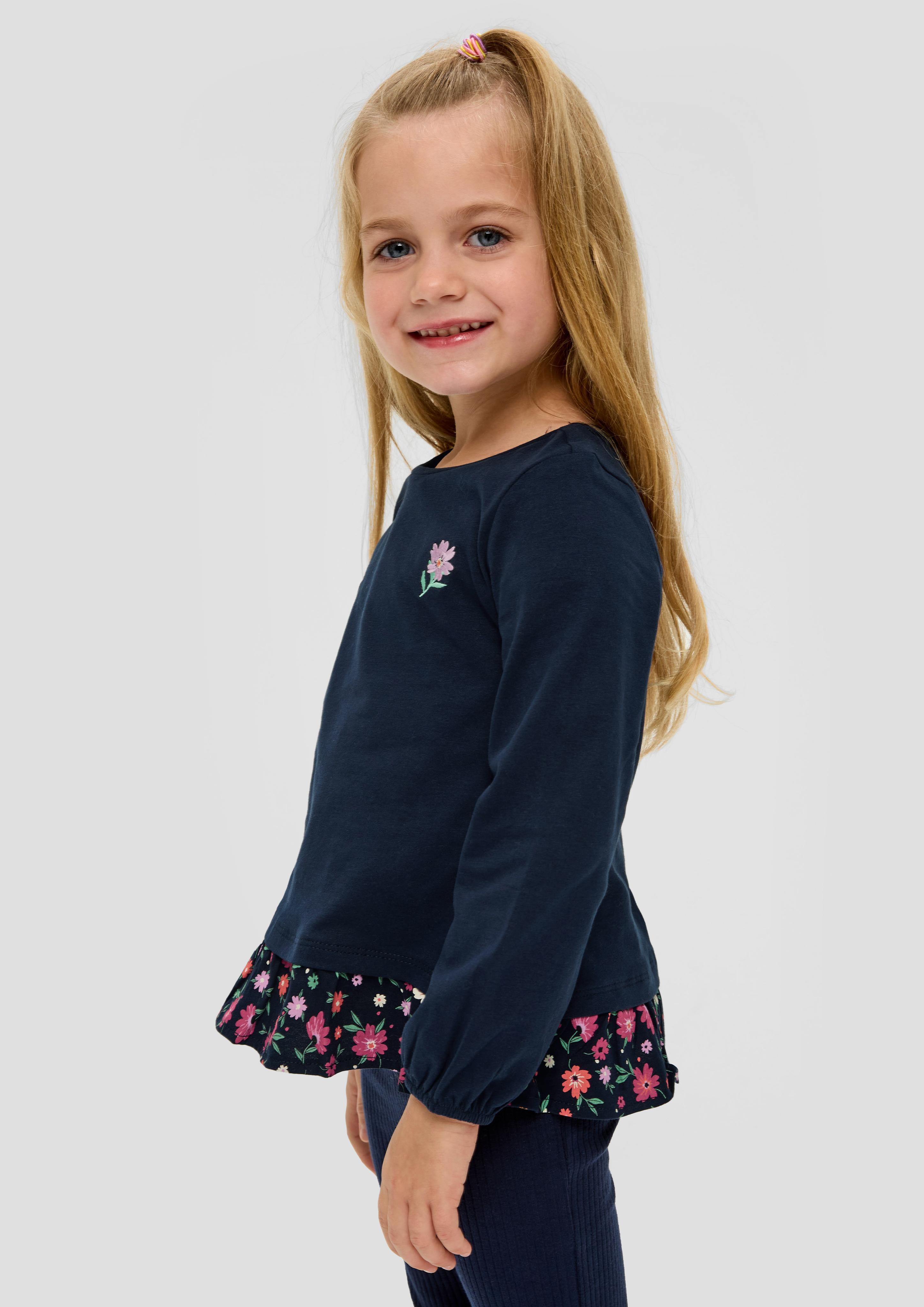 Longsleeve mit Volants  2133813-5952