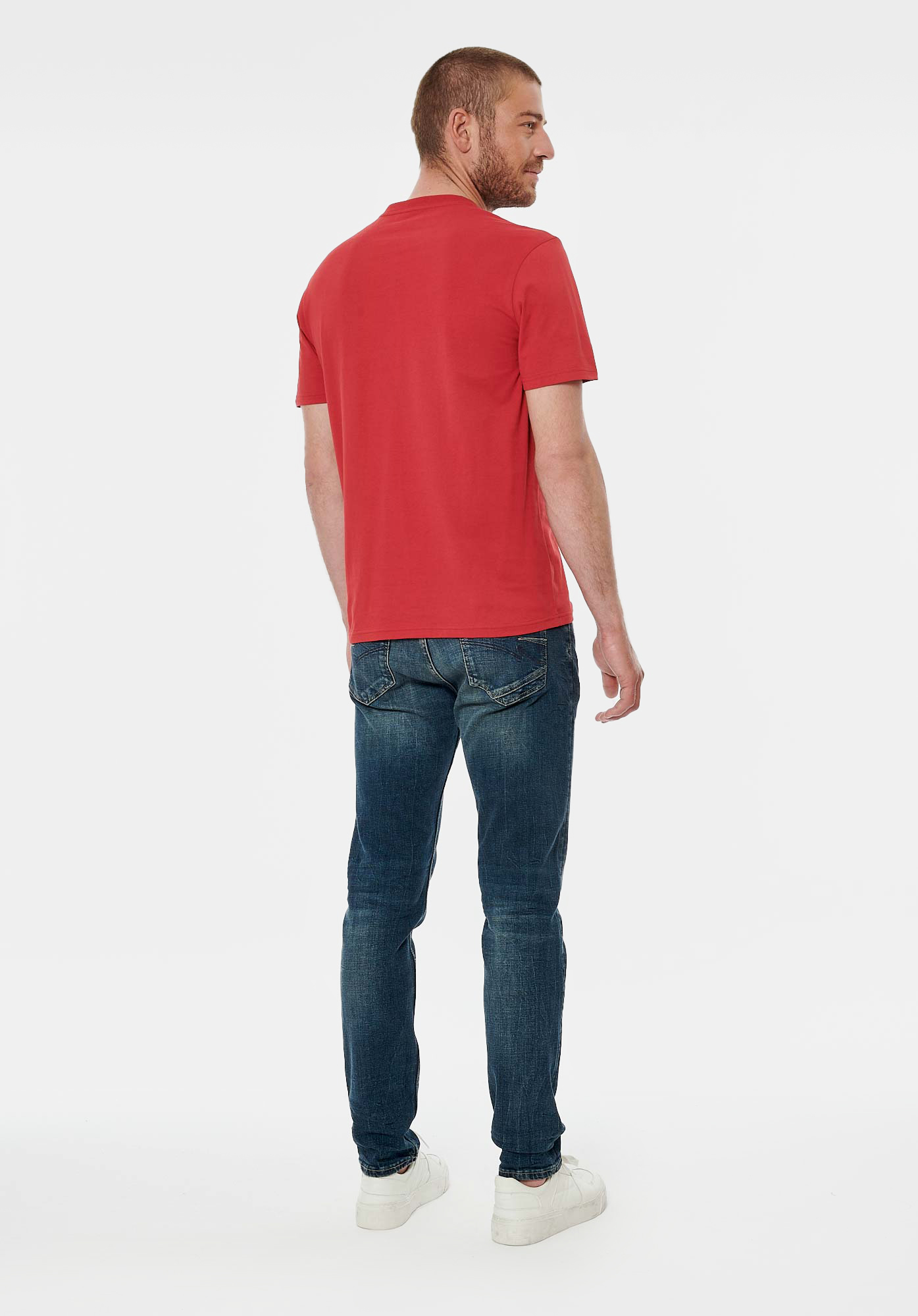 SETER  T-shirt rouge homme 100% coton bio