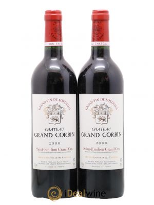 Château Grand Corbin Grand Cru Classé  2000 - Lot de 2 Bouteilles