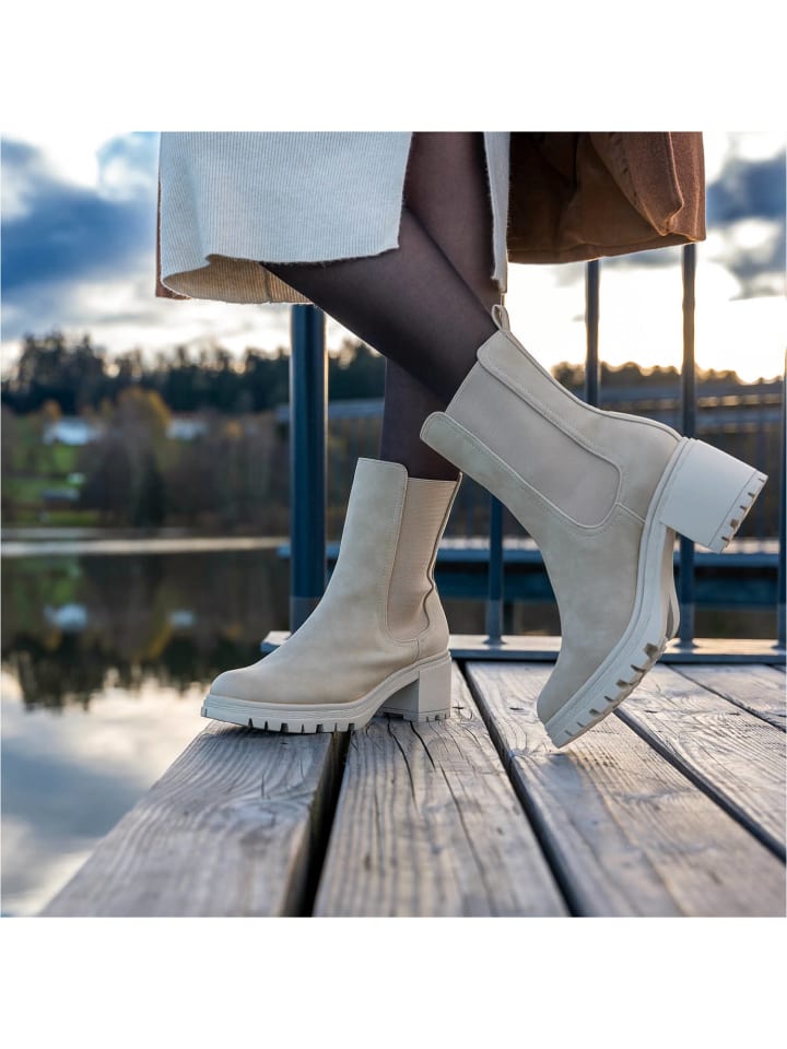 palado Chelsea Boots in Beige günstig kaufen