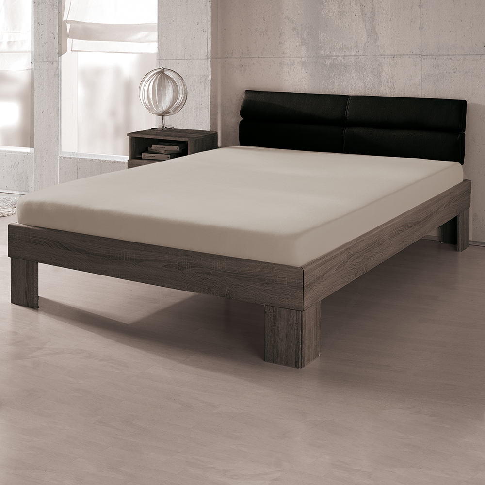 Dreamtex Jersey-Spannbetttuch mit Aloe Vera, ca. 140 - 160 x 200 cm - kitt