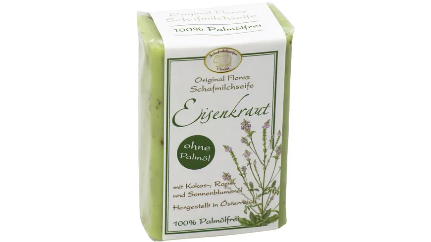 Florex Schafmilchseife Eisenkraut Palmölfrei 100 g