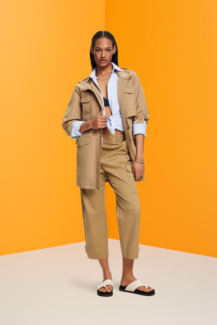 Trenchcoat mit Stehkragen