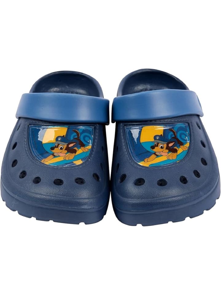 COFI 1453 Clogs – Rutschfeste Sandalen und Hausschuhe für Kinder in Blau günstig kaufen