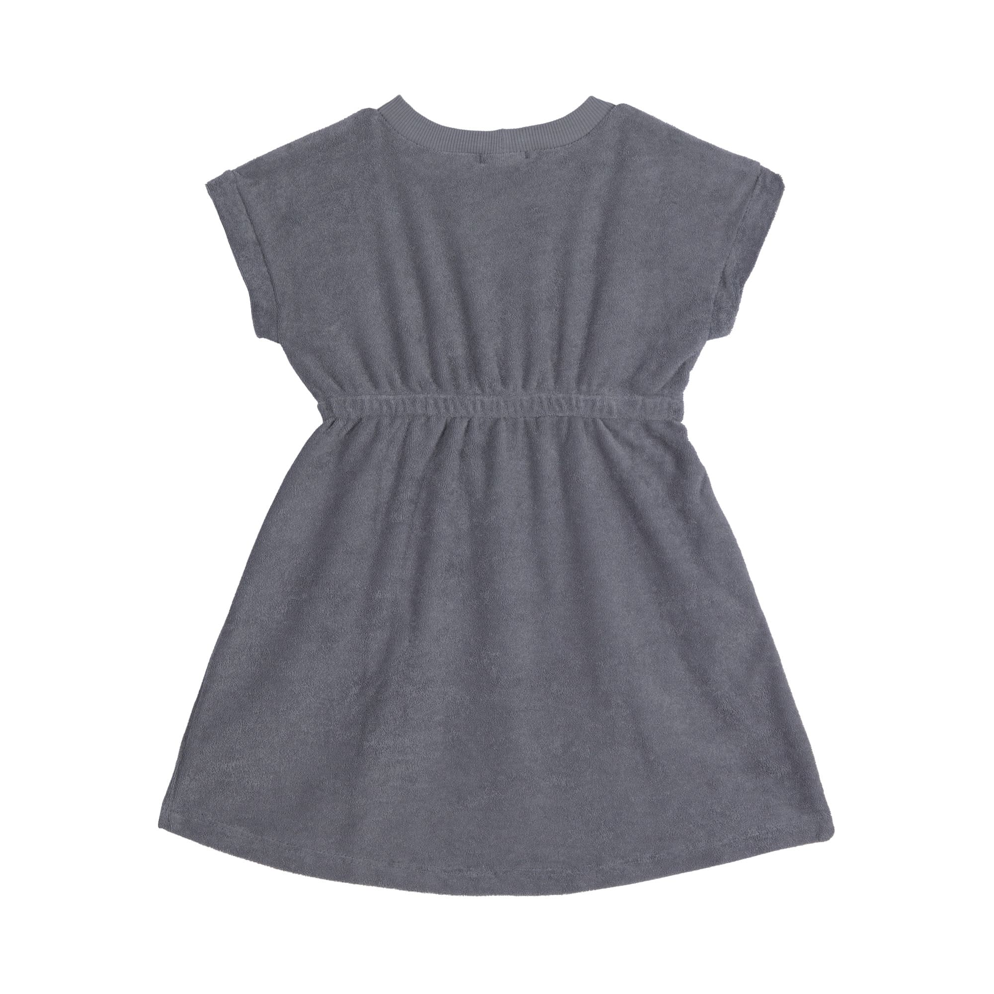 Frottee Kleid Kinder, Anthrazit