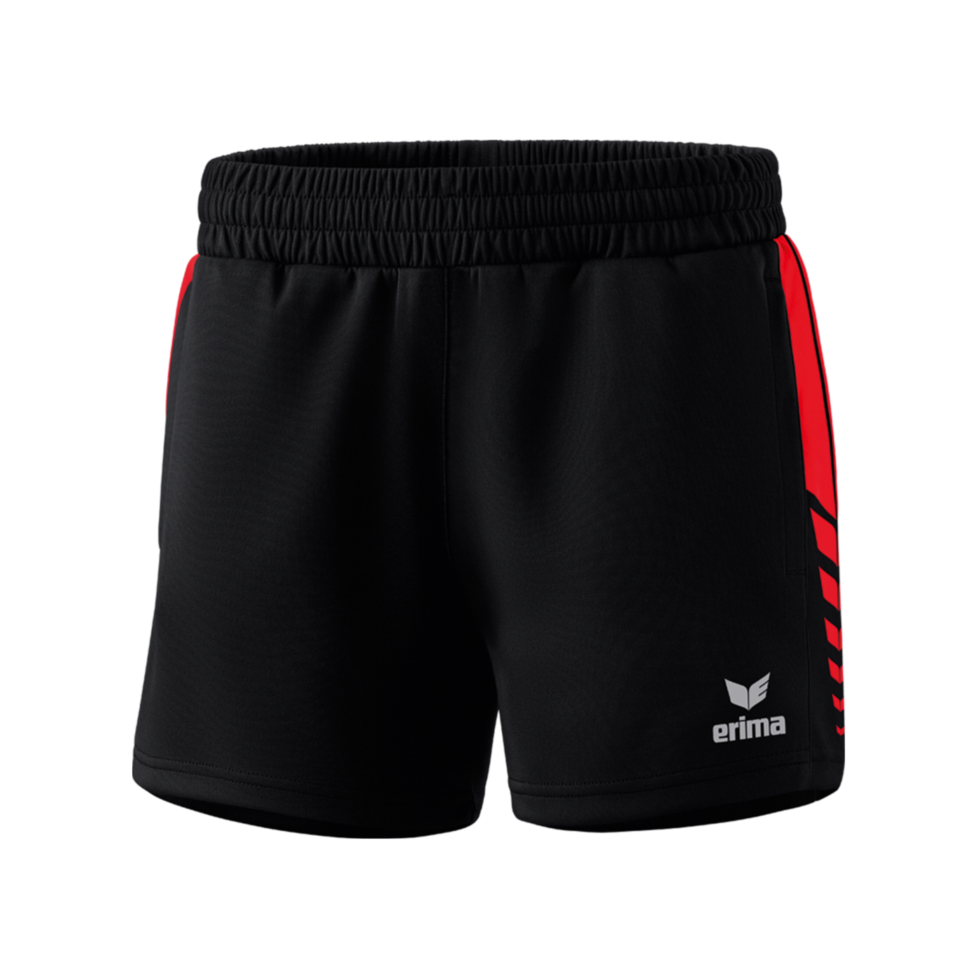 Erima Six Wings Worker Short Damen Schwarz Rot