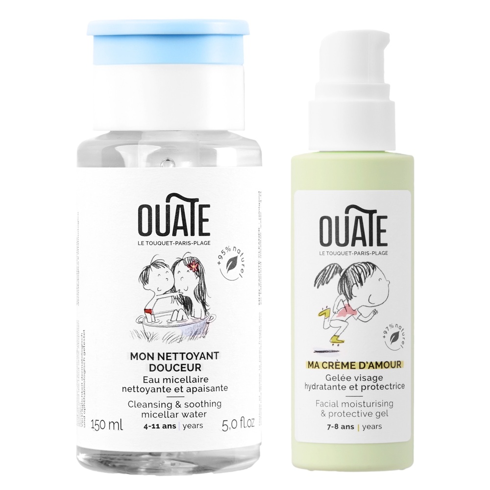 Ouate MES SOINS d'amour Coffret découverte soin visage 7-8 ans(soin 30 ml + nettoyant 150 ml)