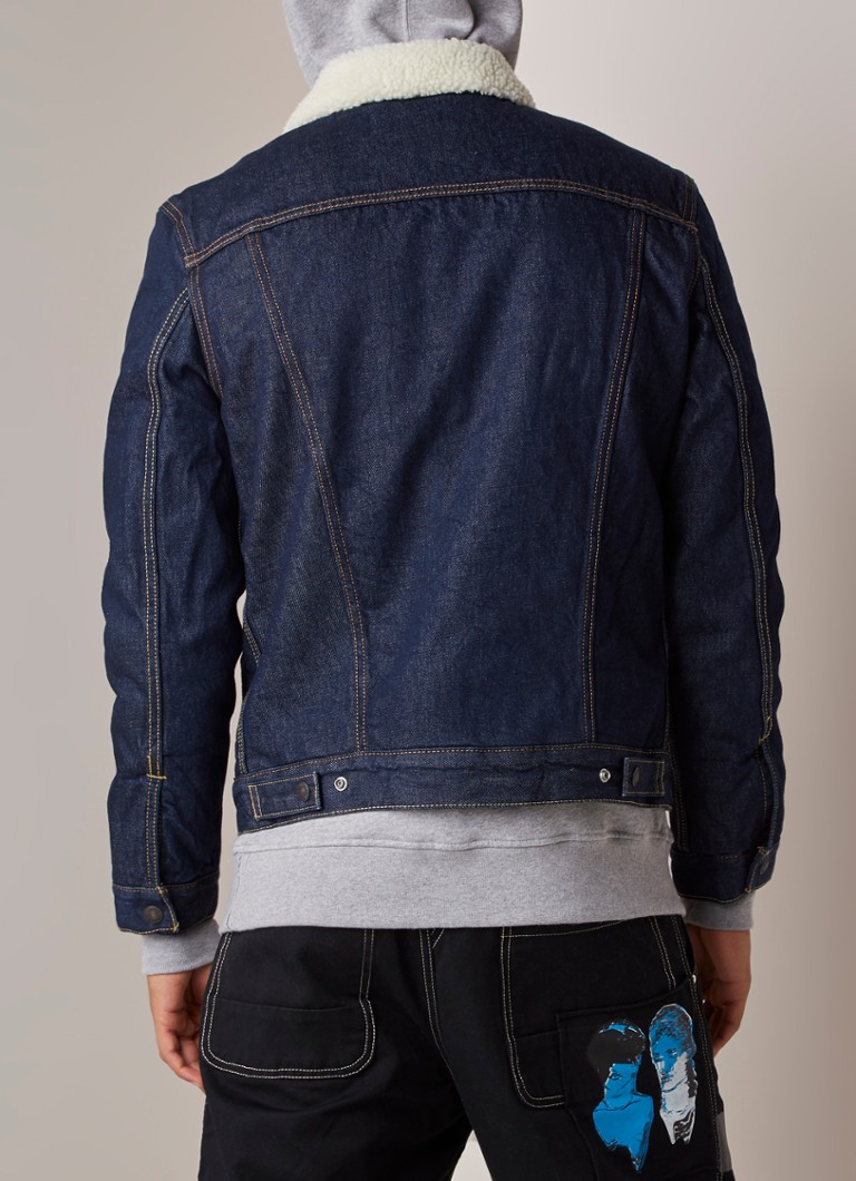 Τζιν μπουφάν Levi's Type 3 Sherpa Trucker με βελούδινο γιακά