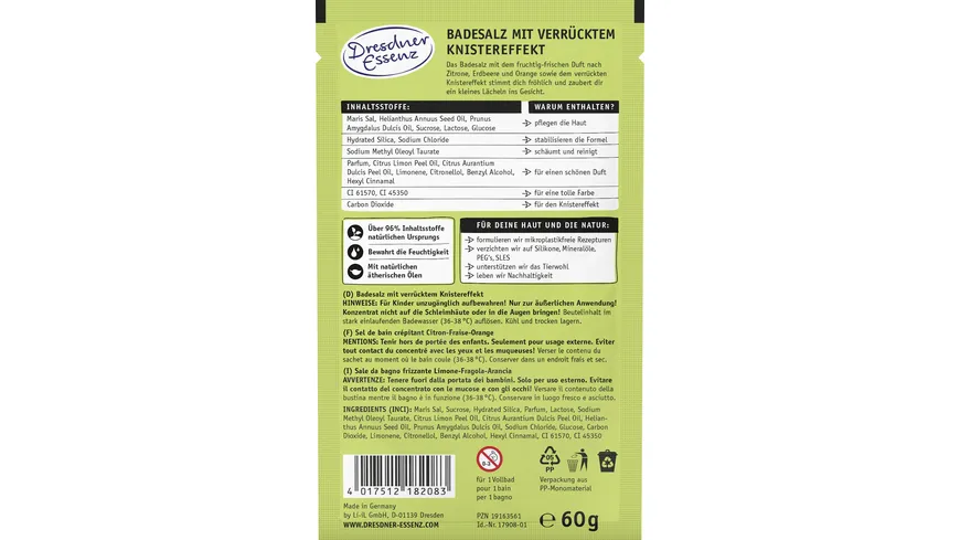 Dresdner Essenz Knisterbad Cactus Crackle 60 g