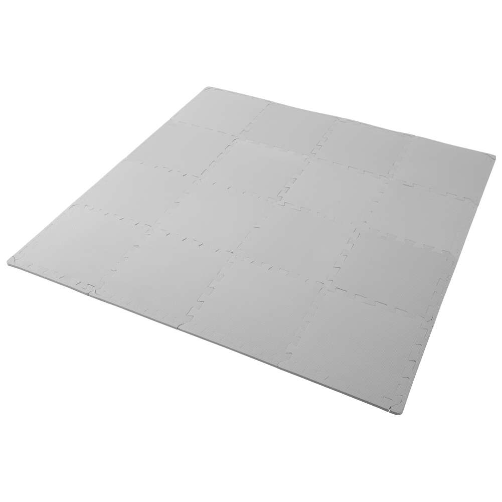 SPORTINATOR Fitness Bodenschutzmatte 18er-Set 30cm grau