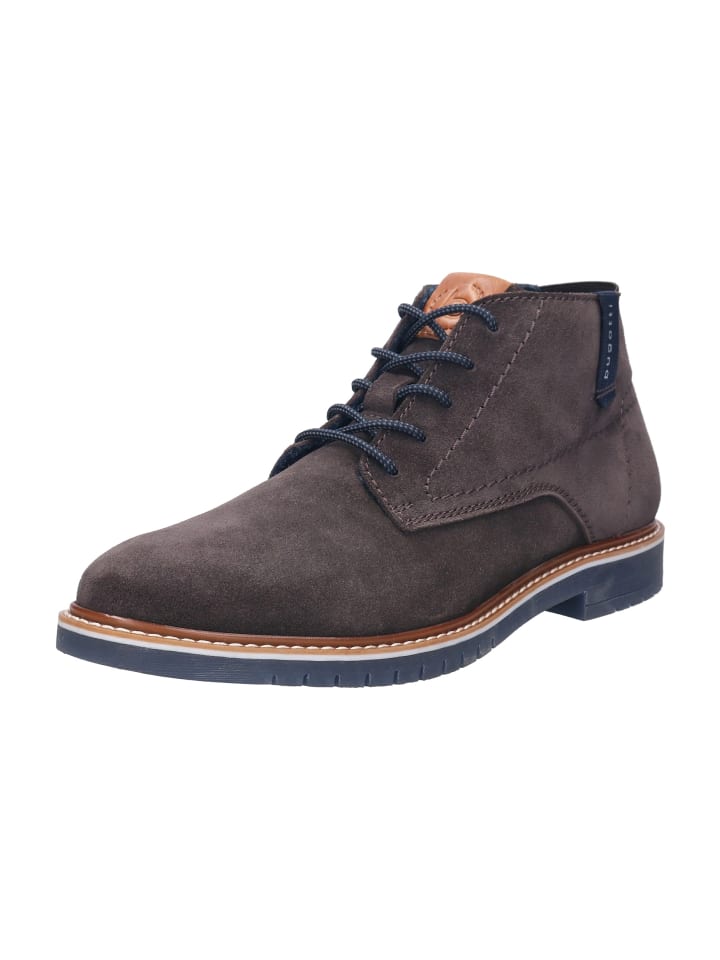 Bugatti Schnürstiefel in grau günstig kaufen