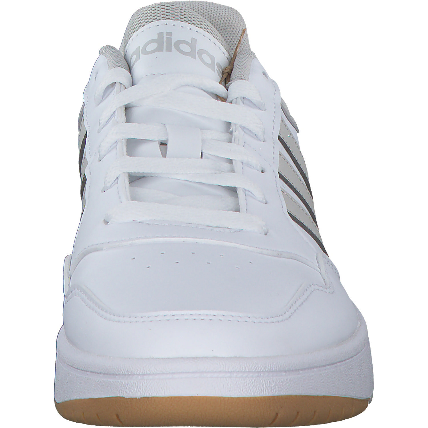 Adidas Hoops 3.0 W, Sneakers Low, Damen, white/crystal white/gum