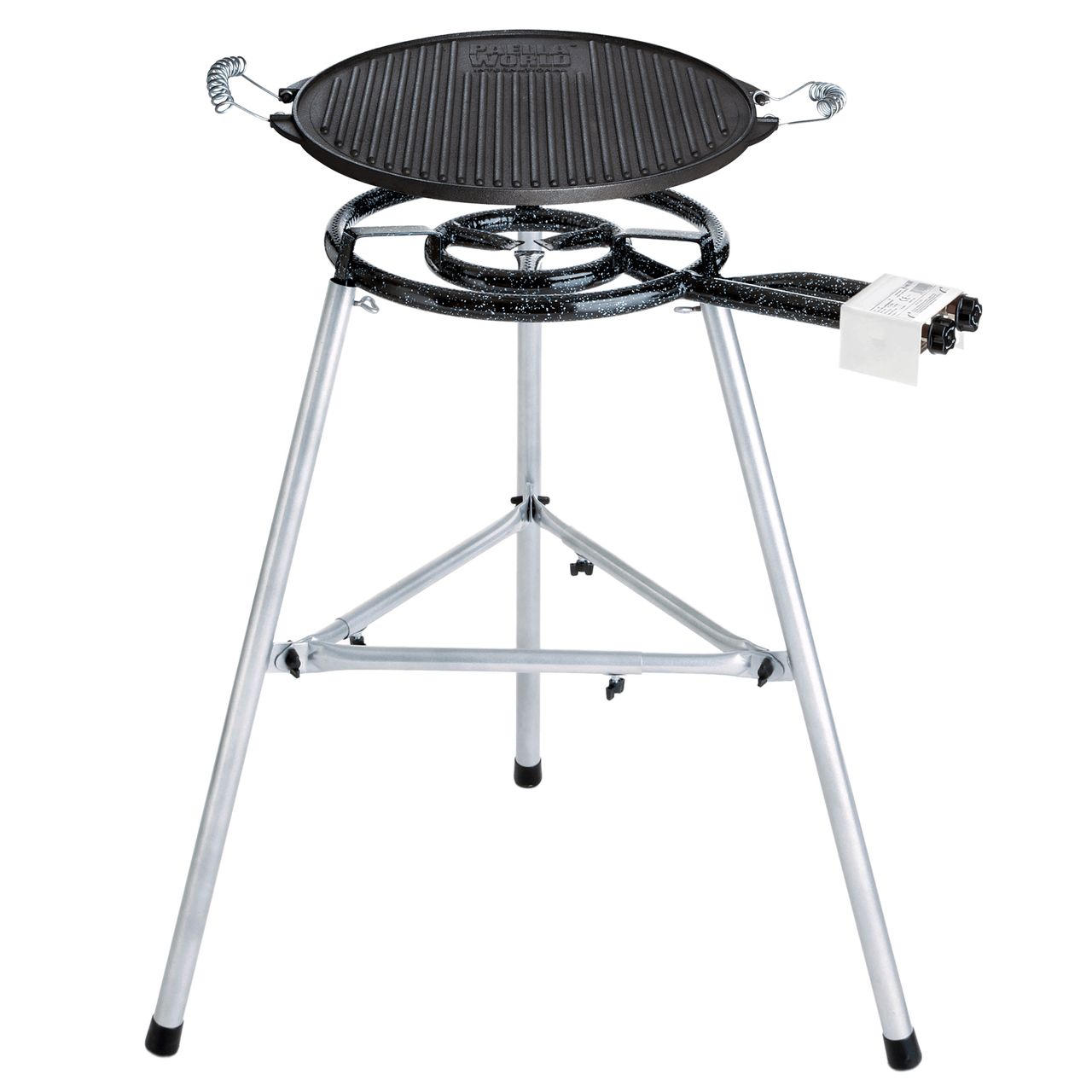 PaellaWorld International Paella World Paella-Grill-Set 1 inkl. Grillplatte aus Gusseisen