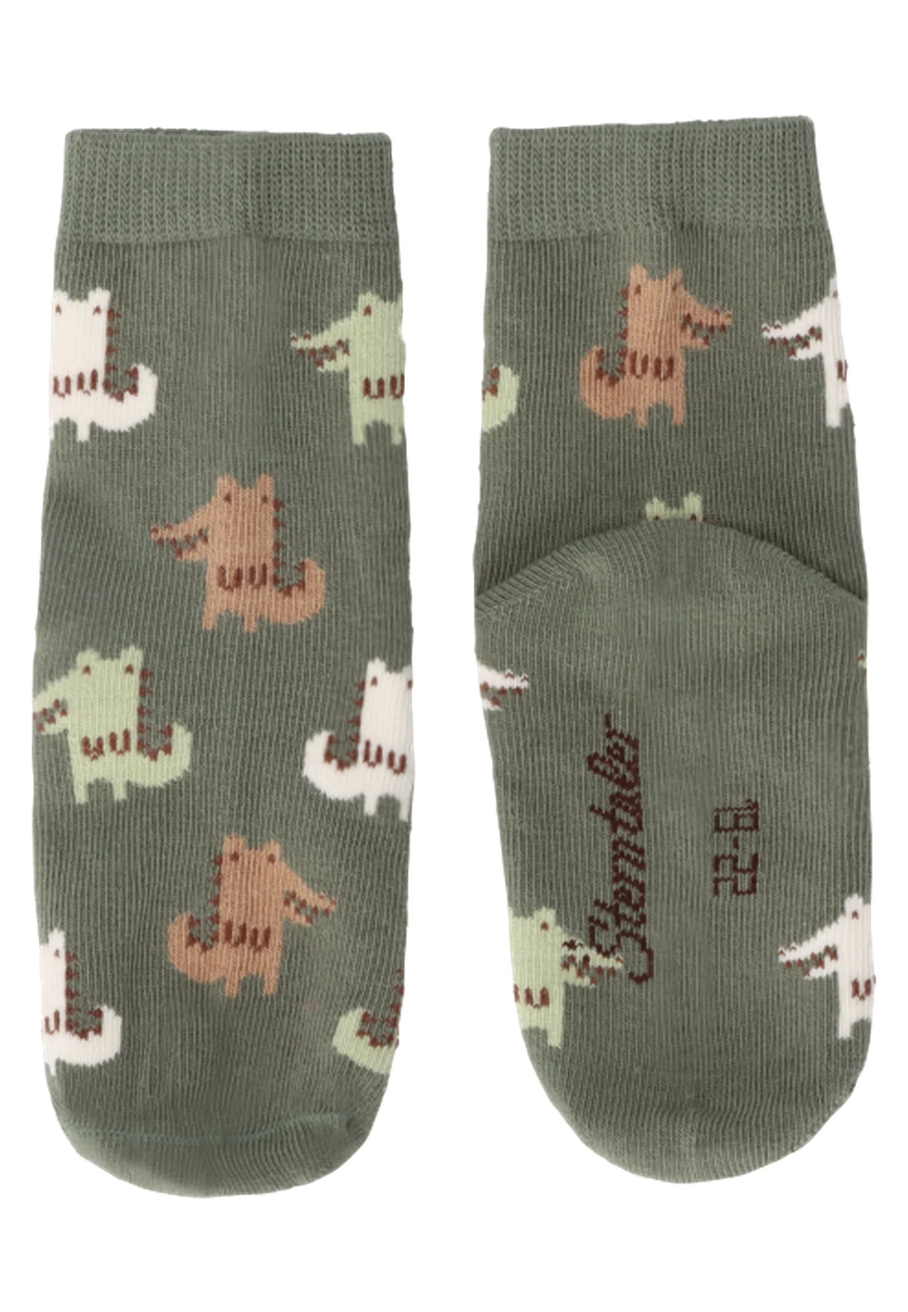 Socken im 3er Pack mit Motiv Wildtiere in versch. Farben