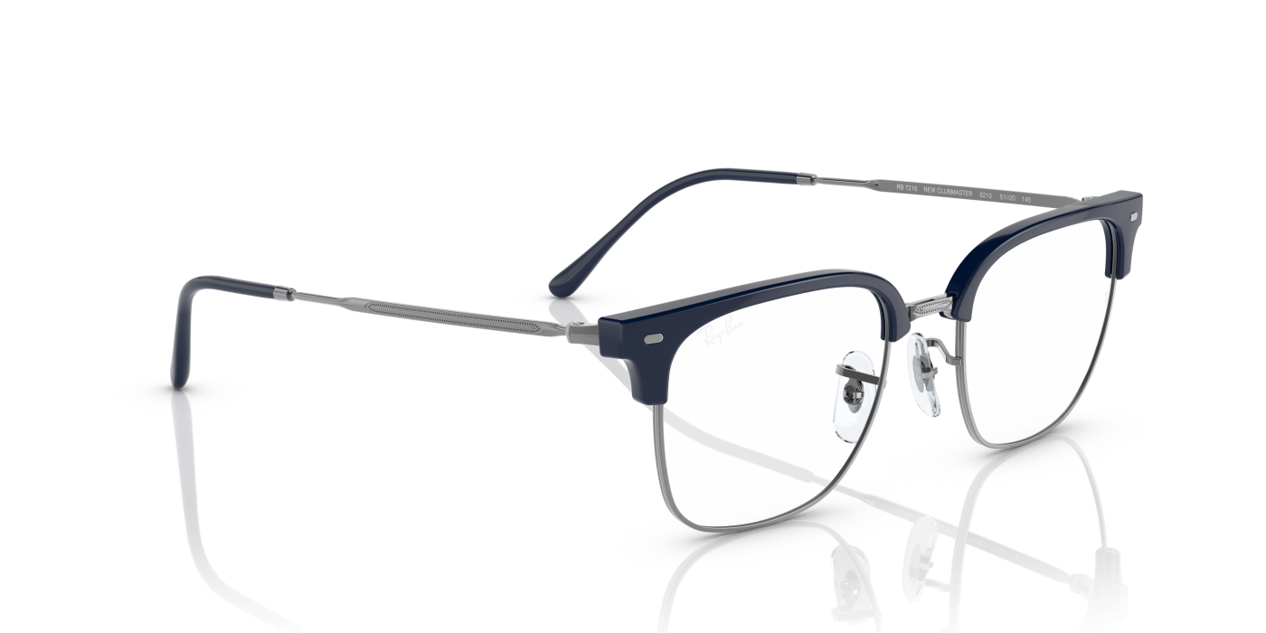 NOI OPTICĂ CLUBMASTER - Lucido Blu su bronz