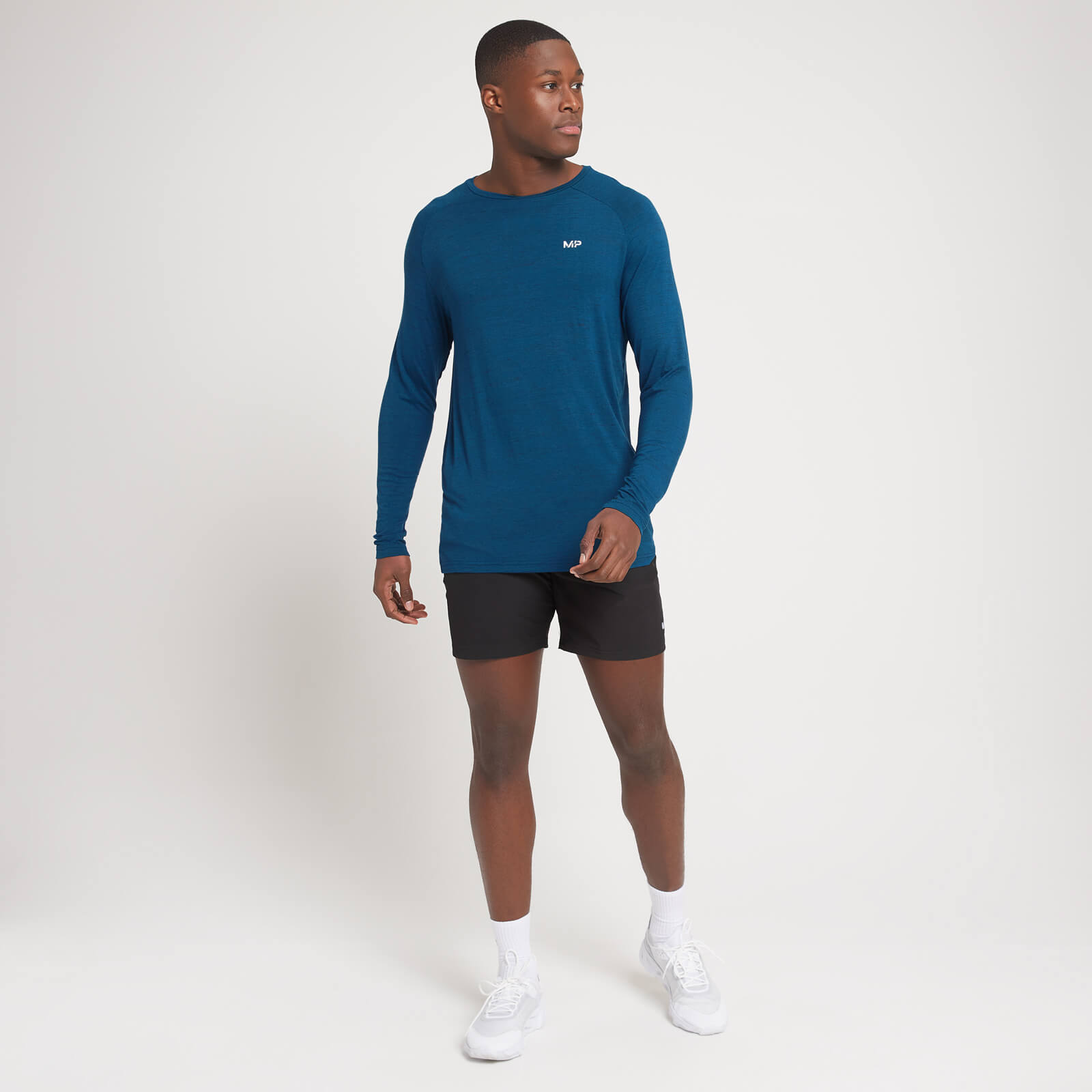 Haut à manches longues MP Performance pour hommes – Poséidon chiné