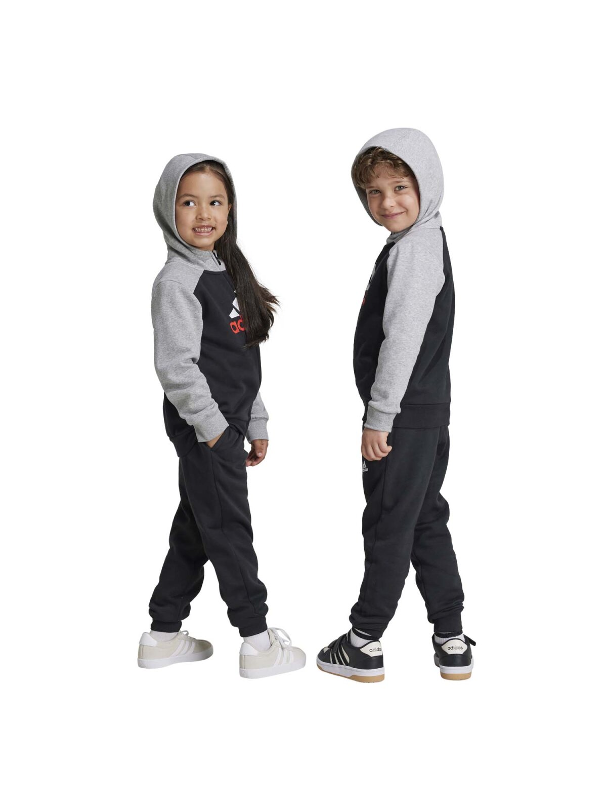 Adidas Essentials Trainingsanzug Kinder grau