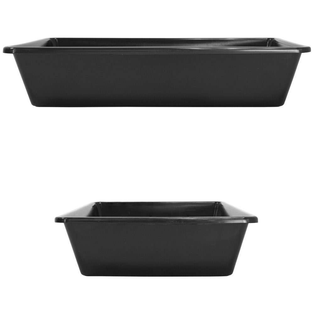 Petigi Allzweckkiste Wanne für Staubbad Kunststoff Plastik Schüssel 20L Plastikwanne Badewanne petigi