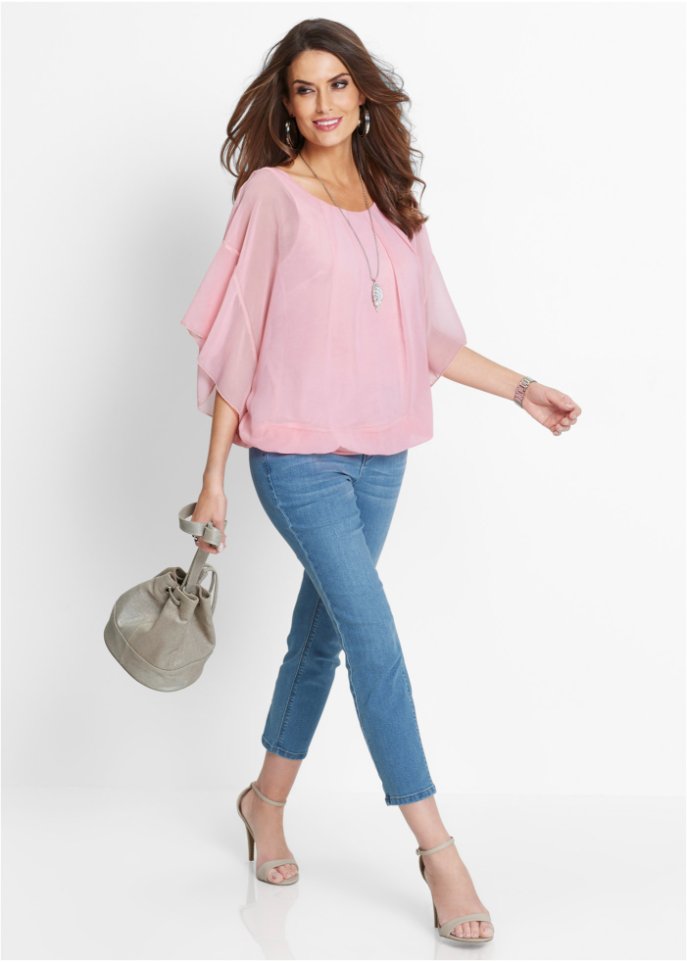 Bluse im Used-Look