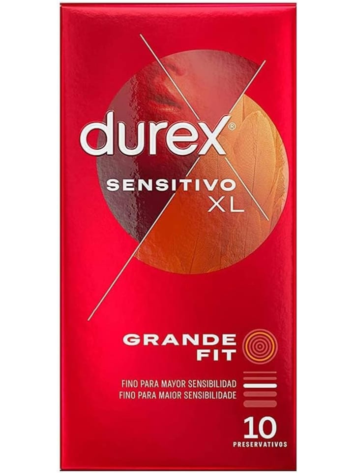 durex Gefühlsecht Extra Groß Kondome XL Kondome für intensives Empfinden 10 Stk. günstig kaufen onesize