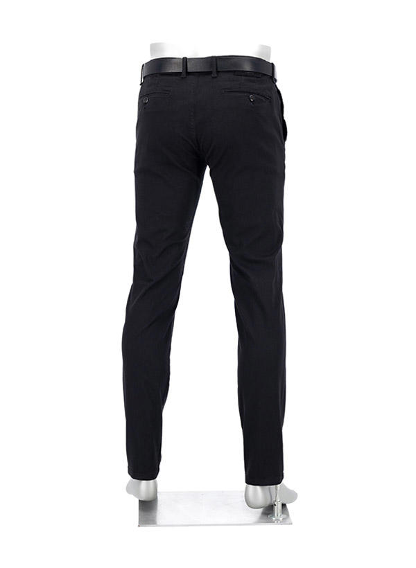 Alberto, Hose Rob, Slim Fit, Baumwolle T400®, schwarz