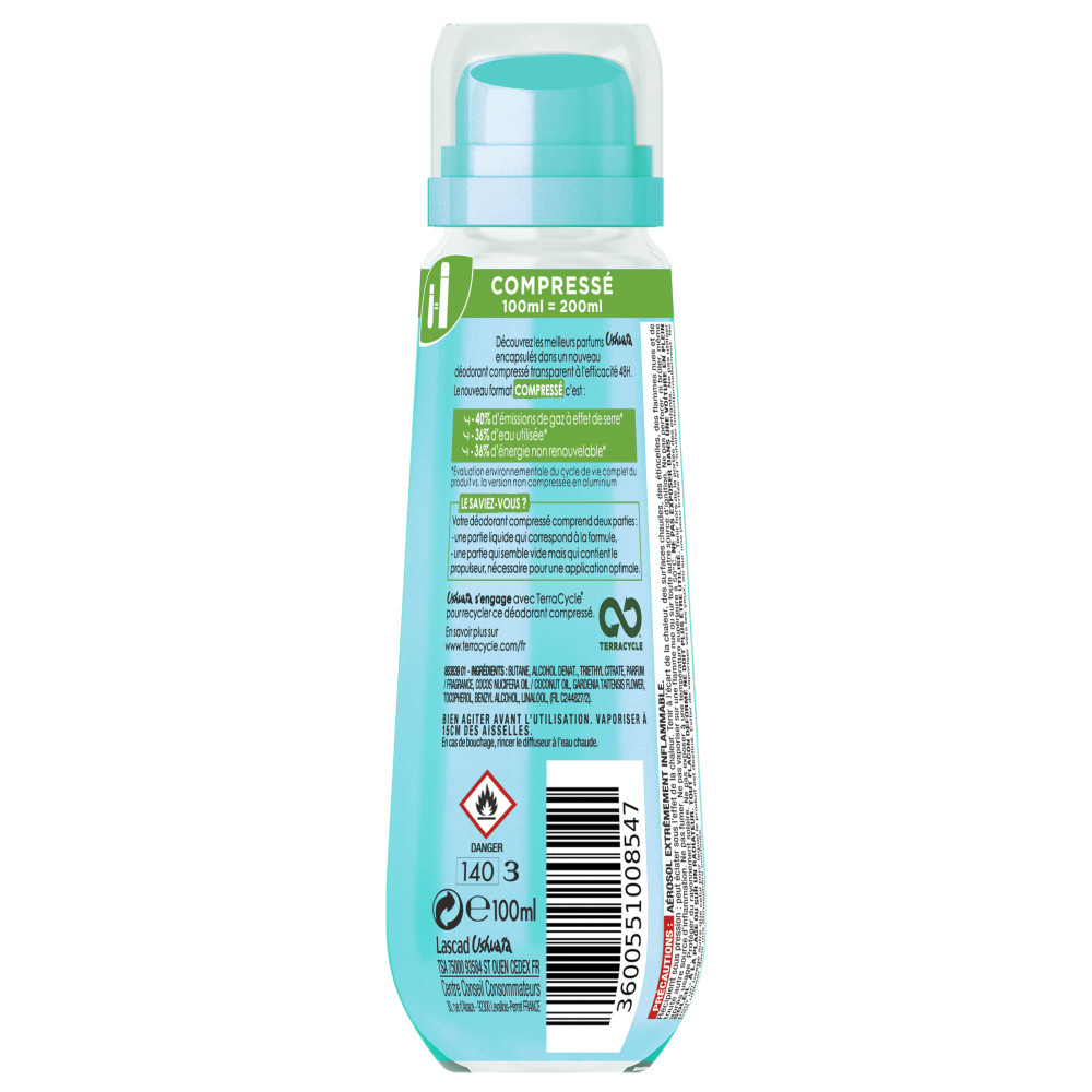 ushuaïa Ushuaïa Déodorant Compressé 48h Monoï de Polynésie