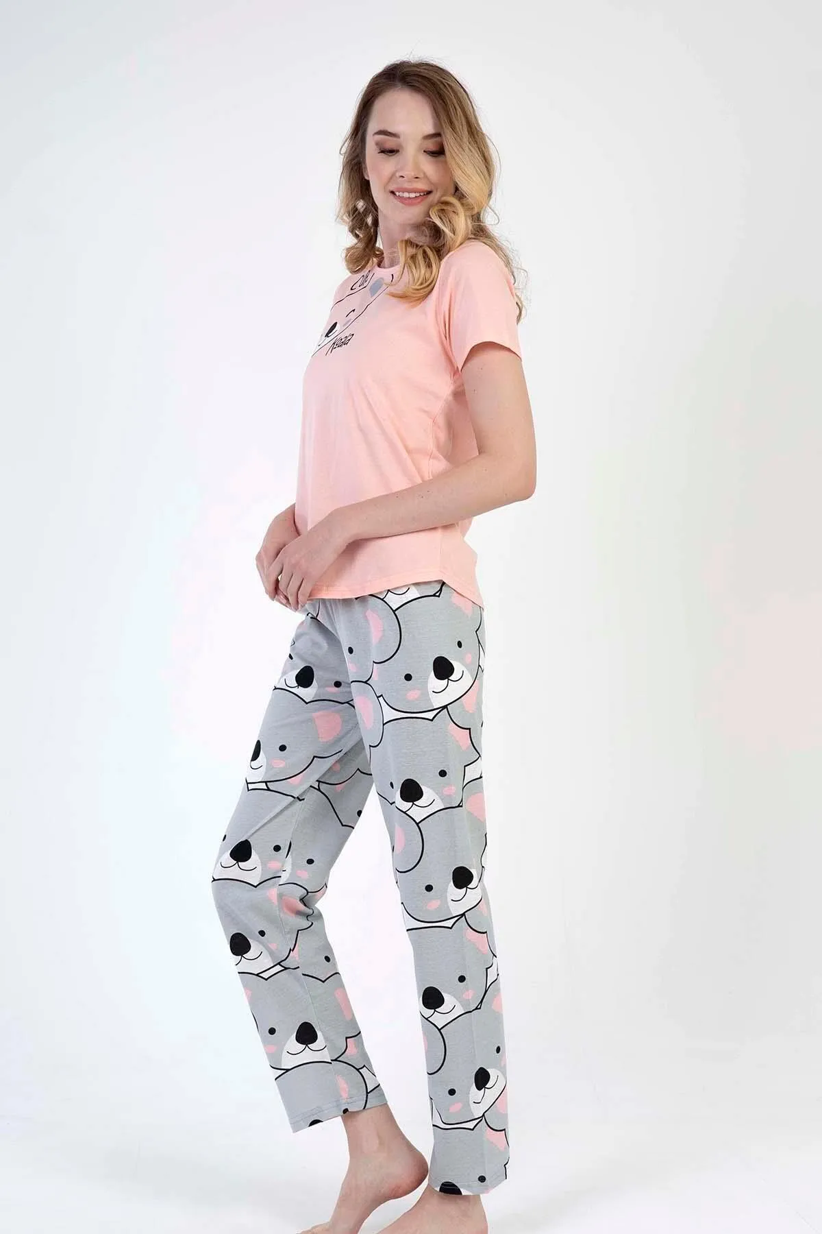 C&City  Kurzarm-Pyjama-Set Pink-441015