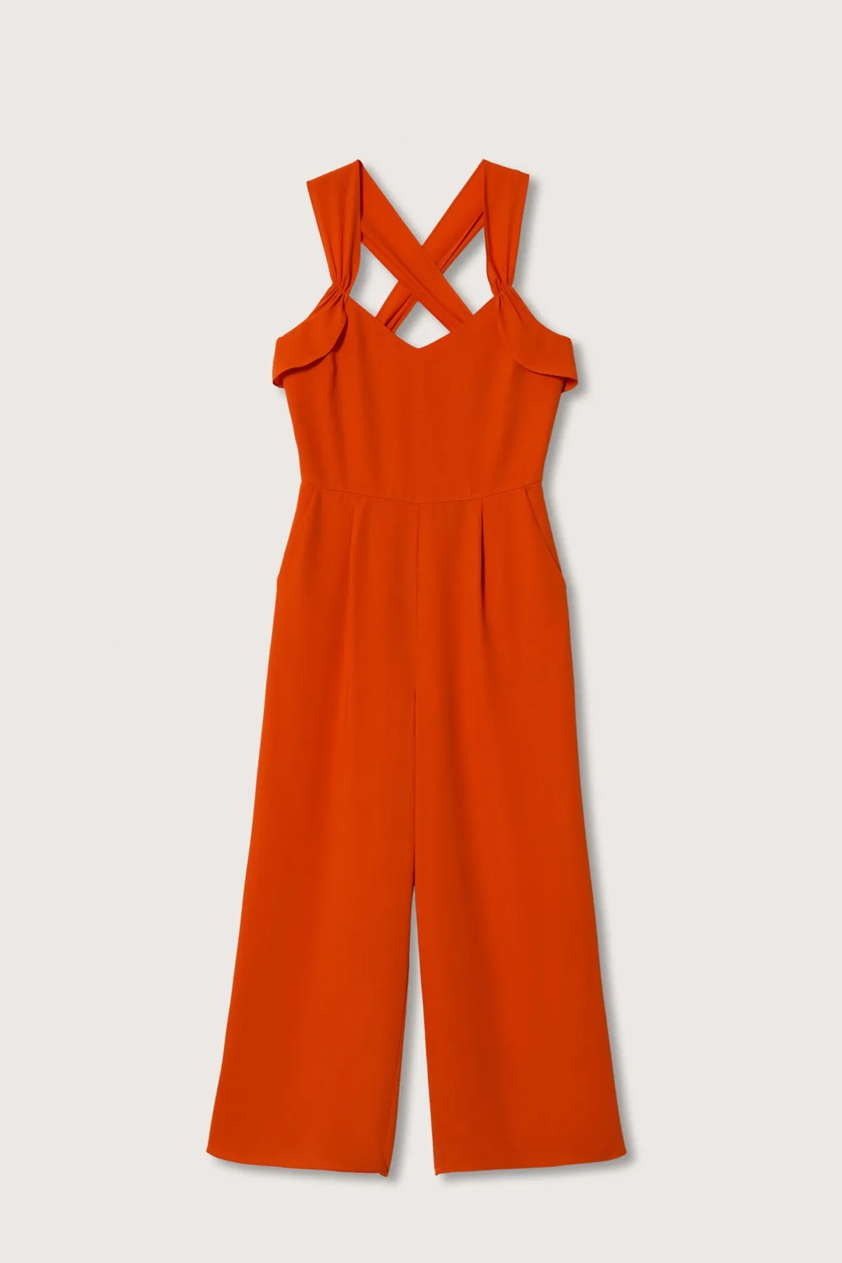 MANGO  Jumpsuit - Orange - Regular Fit