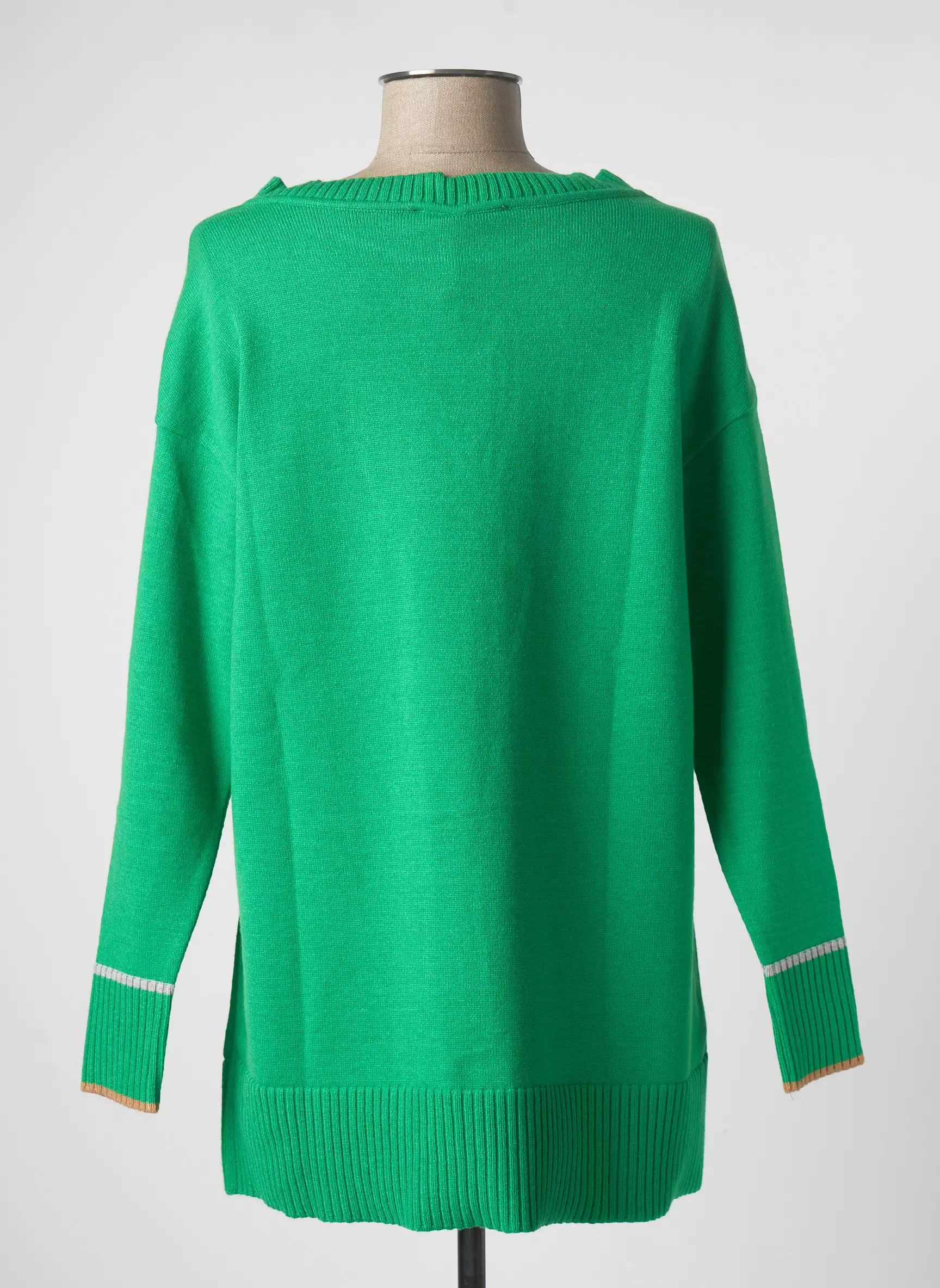 Pame Carrioni Pull Tuniques Femme couleur vert