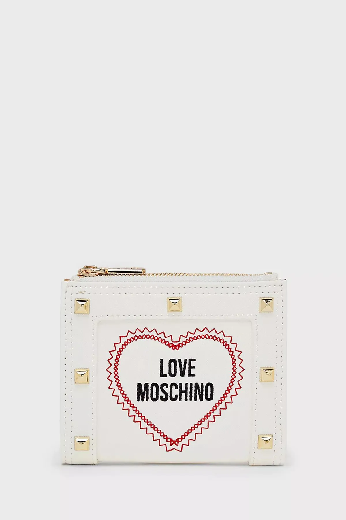 Love Moschino  Geldbörse - Weiß - Unifarben