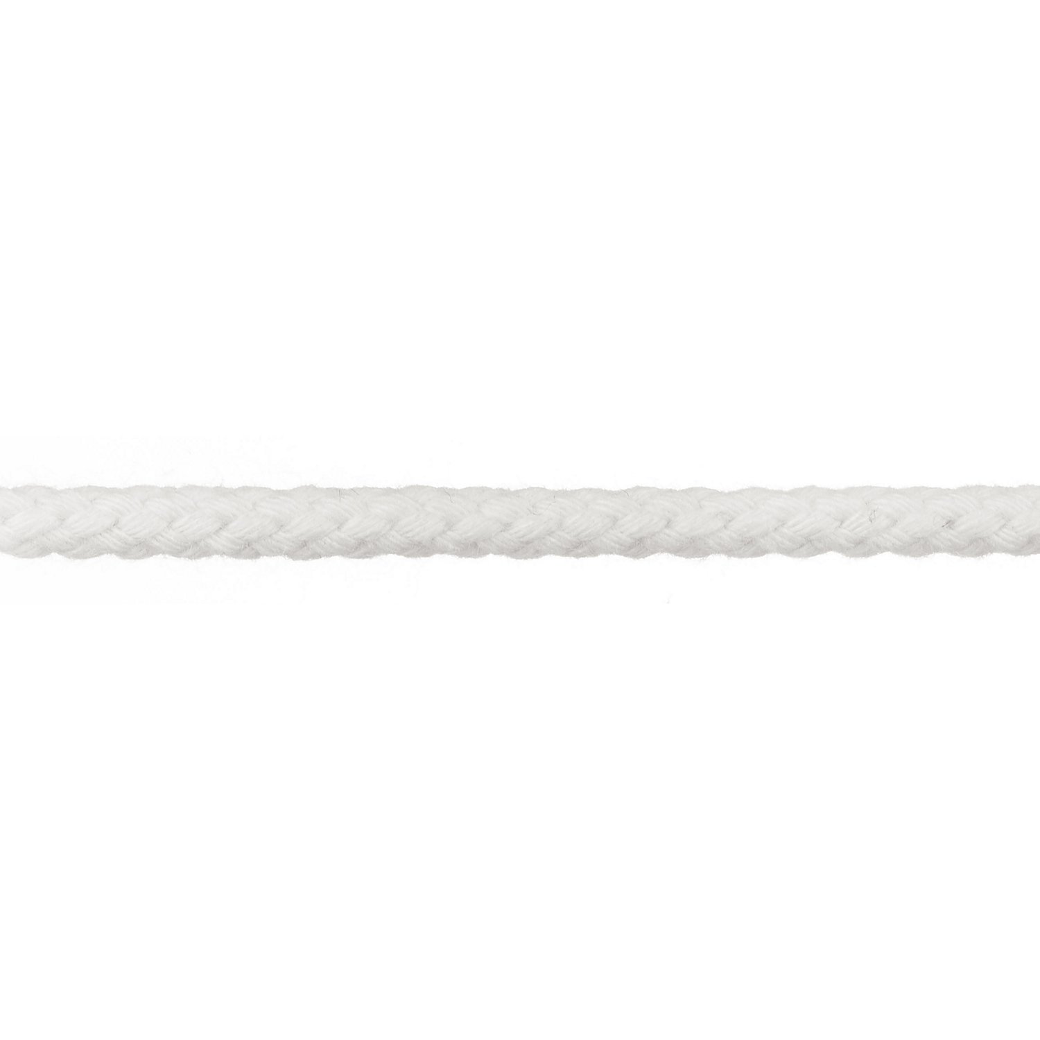 buttinette Kordel für Bekleidung, weiß, 4 mm Ø, Länge: 4 m