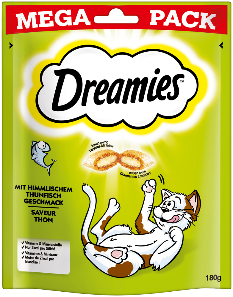 Dreamies Snacks Dreamies Mega Pack 180g Thunfisch