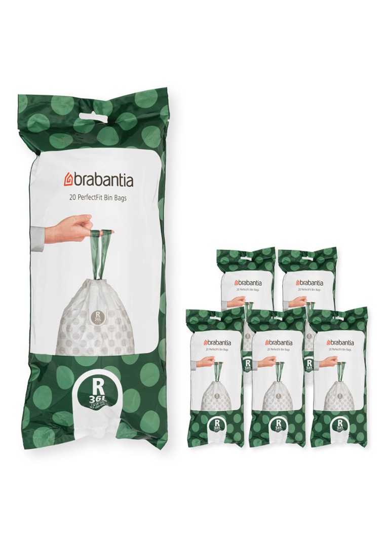 Σακούλες σκουπιδιών Brabantia Perfect Fit κωδικός R 36 λίτρα 6 x 20 τεμάχια