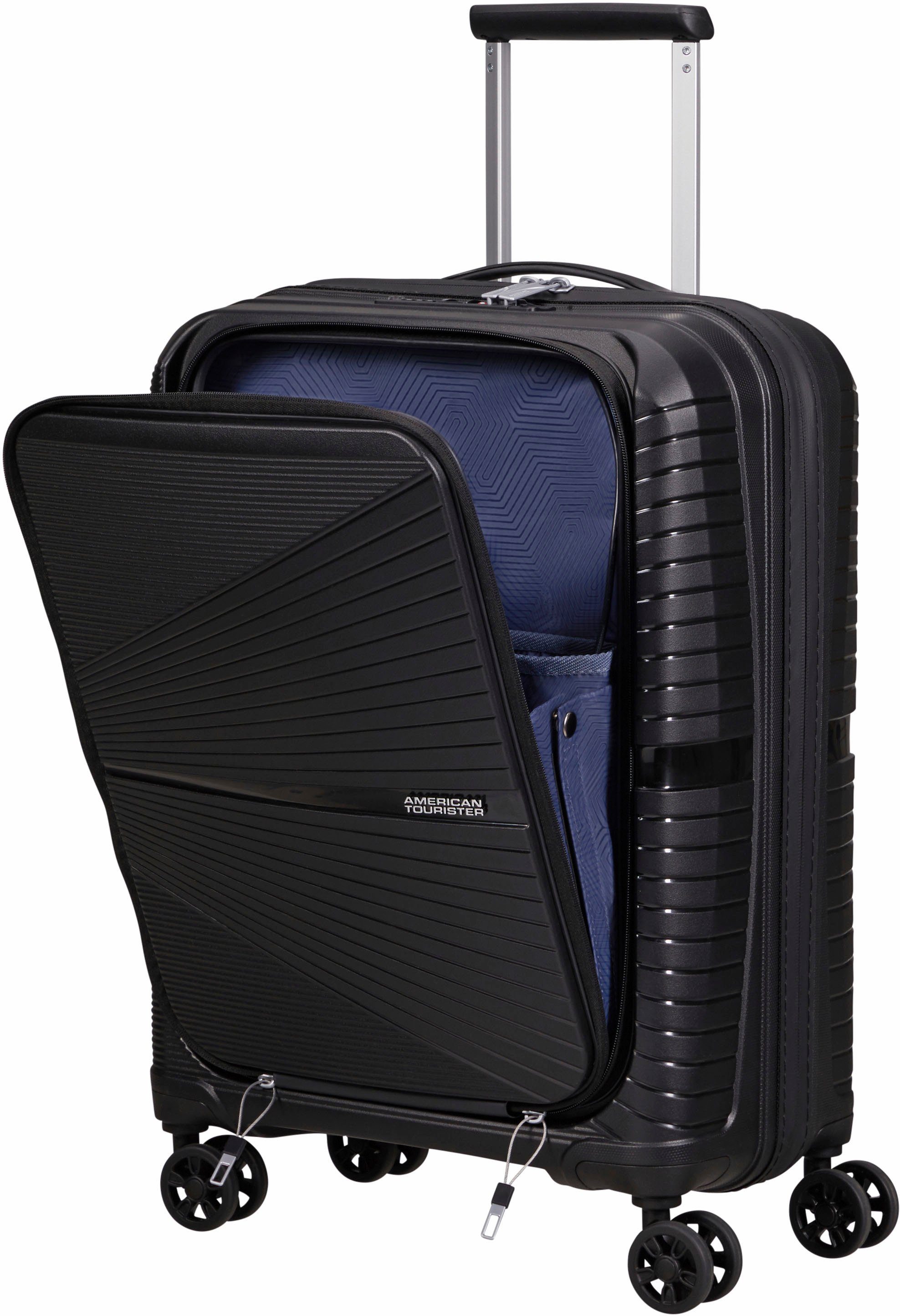 American Tourister® Hartschalen-Trolley Airconic, 55 cm (20 cm), 4 Rollen, mit 15,6-Zoll Laptopfach, Tabletfach und USB-Schleuse