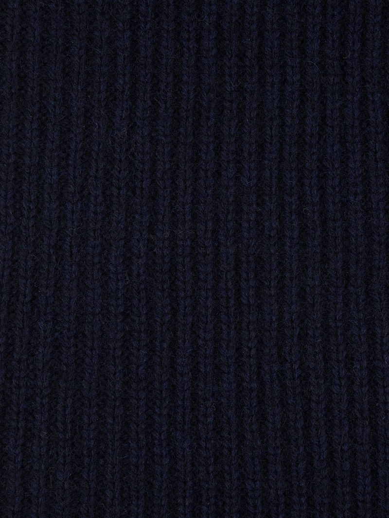 Schal mit Yak-Anteil Modell 'Amanda' in marineblau