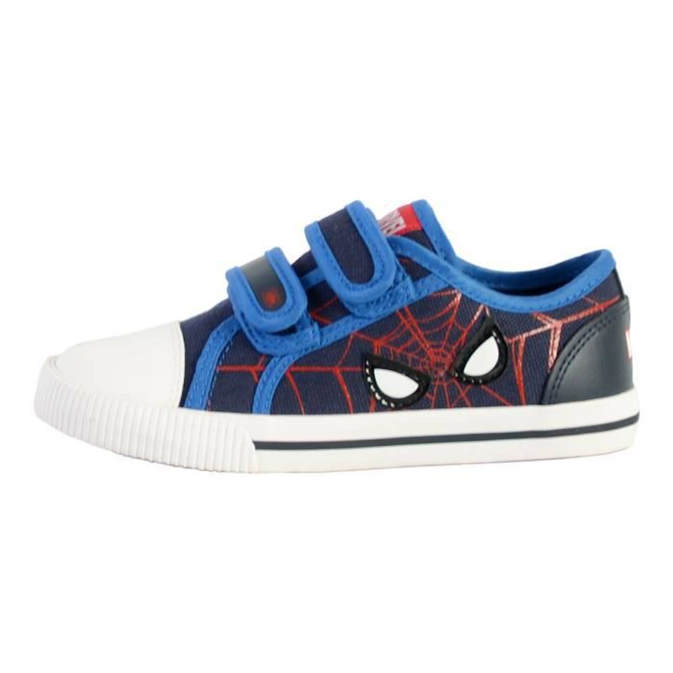Basket à Scratch Plate Geox Enfant Kilwi Canv+Geobuck bleu