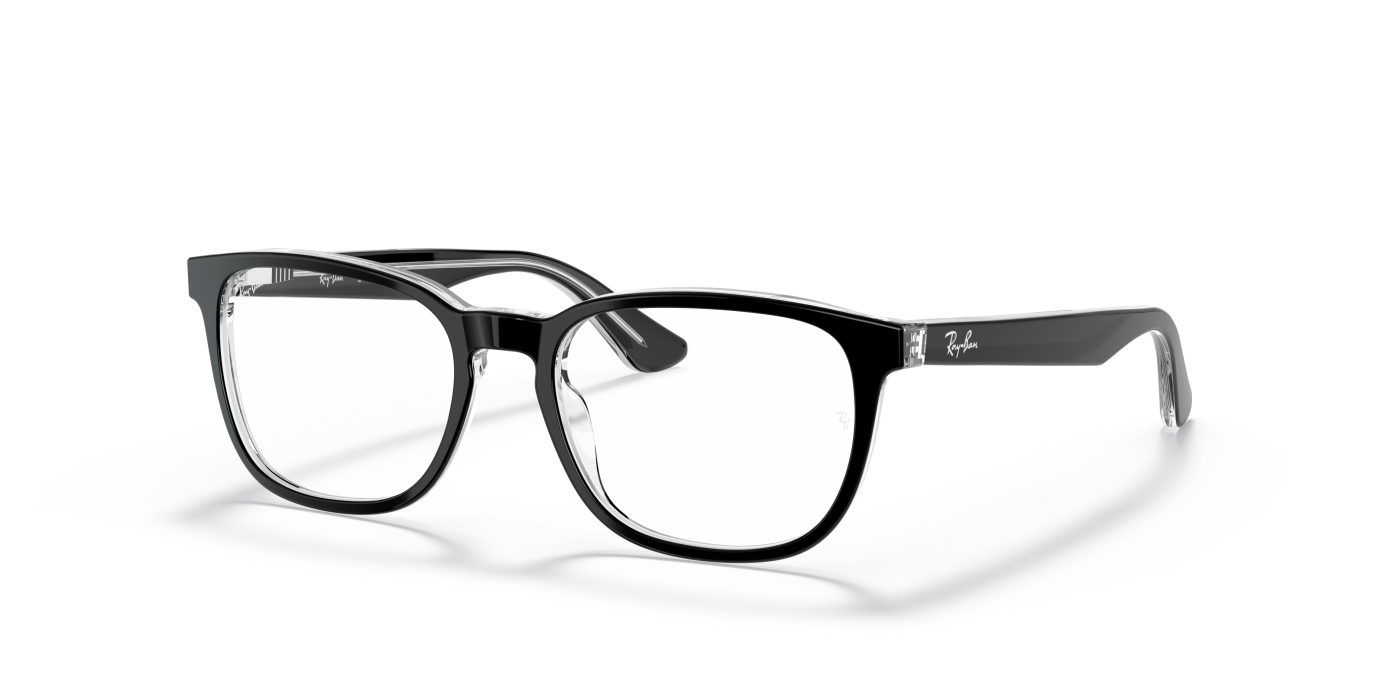 RB1592 OPTICS KIDS - Negru lucios pe transparent