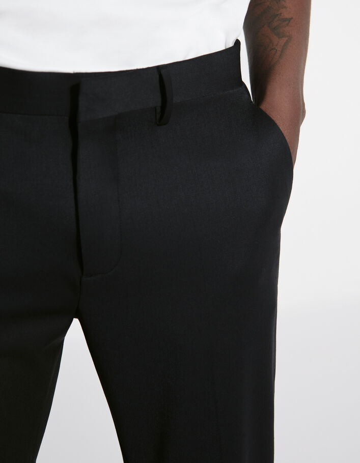 Pantalon de costume SLIM noir TRAVEL SUIT Homme