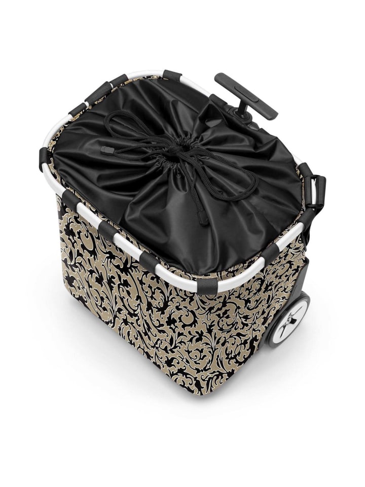Reisenthel carrycruiser - Einkaufstrolley 47.5 cm (frame raffia black) in baroque marble günstig kaufen onesize