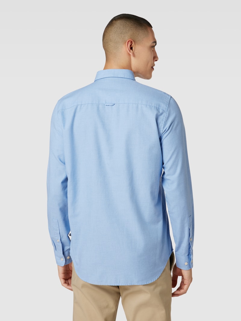 Freizeithemd mit Under-Button-Down-Kragen Modell 'trostol' in bleu