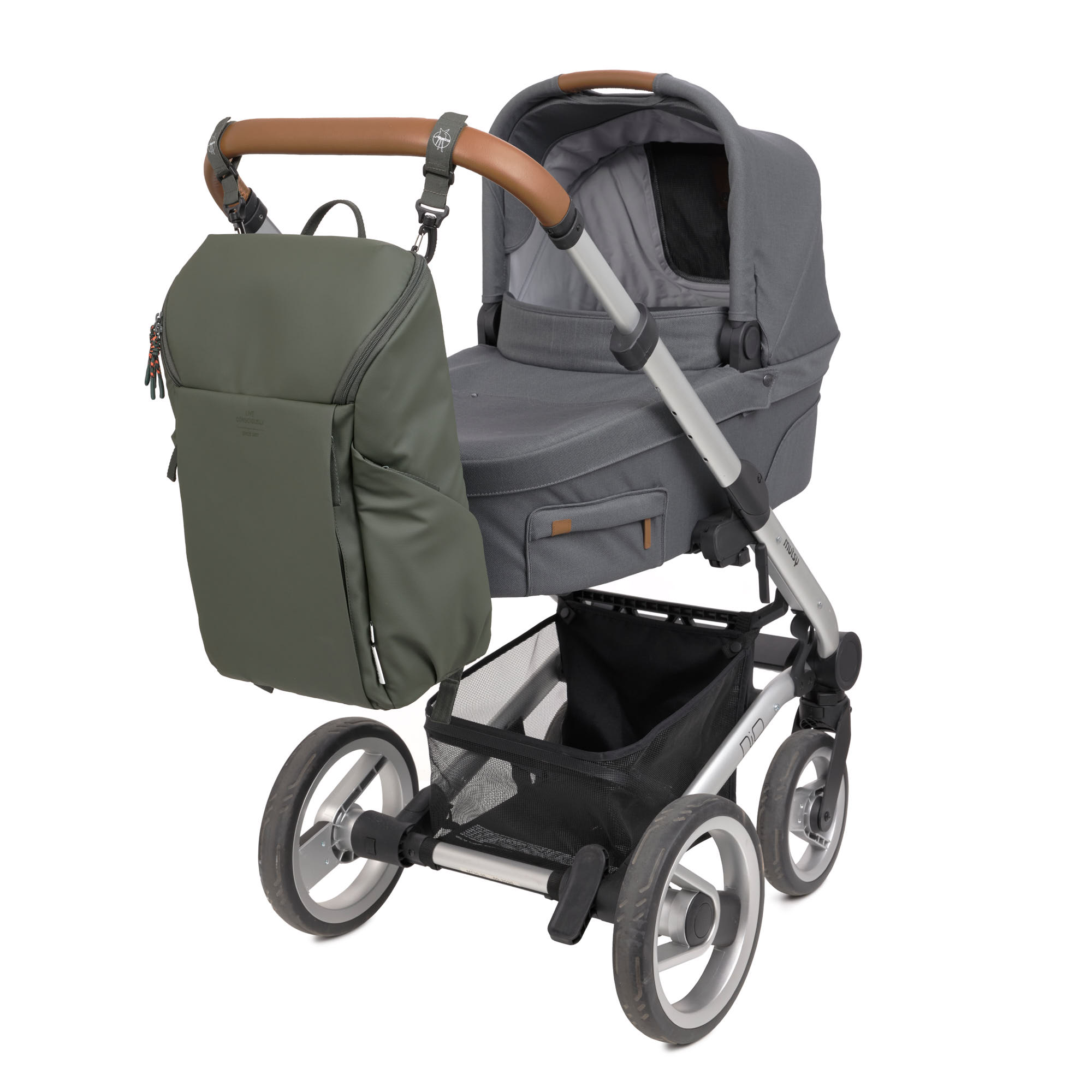 Wickelrucksack - Slender Up Backpack, Oliv