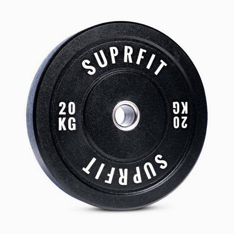 SUPRFIT Bumper Plates HiTemp White Logo (Paar) Hantelscheiben