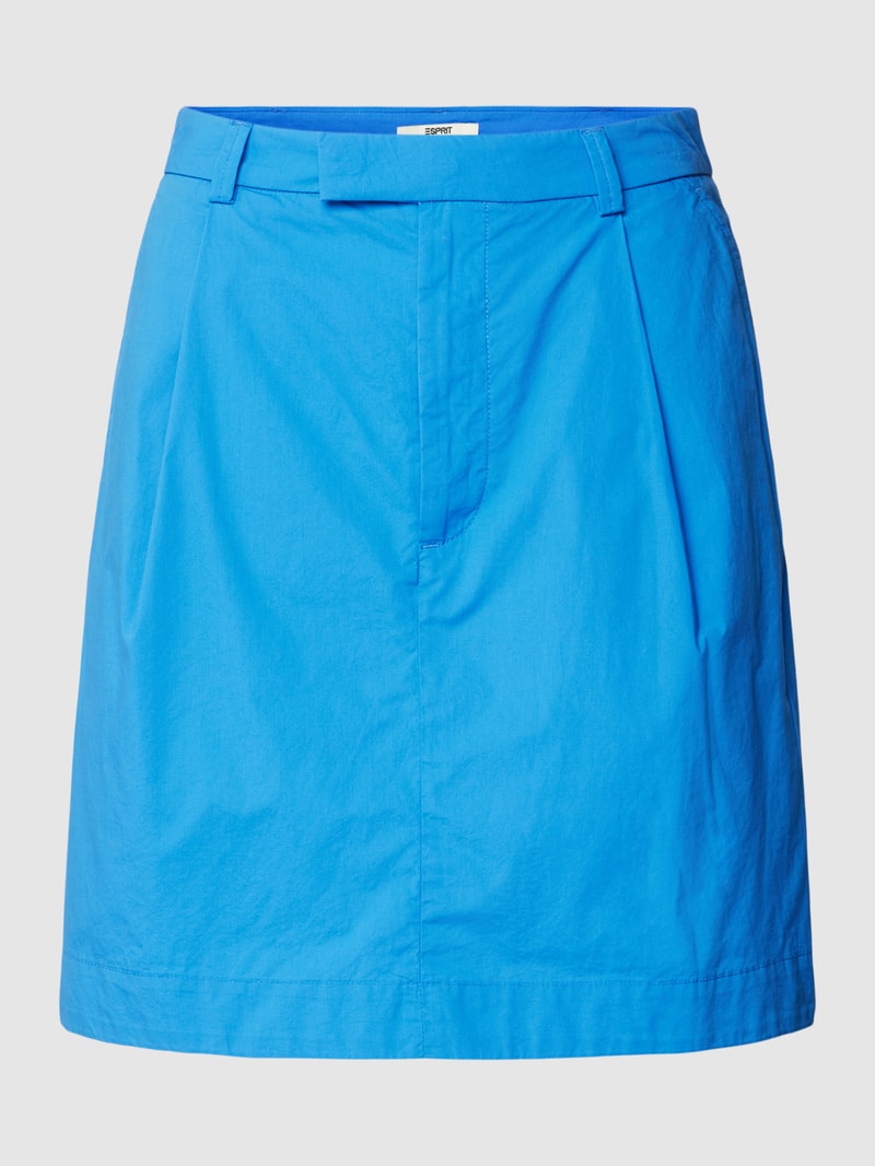 Minirock mit Eingrifftaschen in royalblau