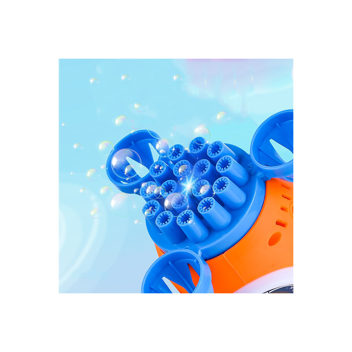 Seifenblasenmaschine Licht Elektrisches Kinderspielzeug 16 Loch Bubble Gun Raketenwerfer Machine Outdoors Spielzeug