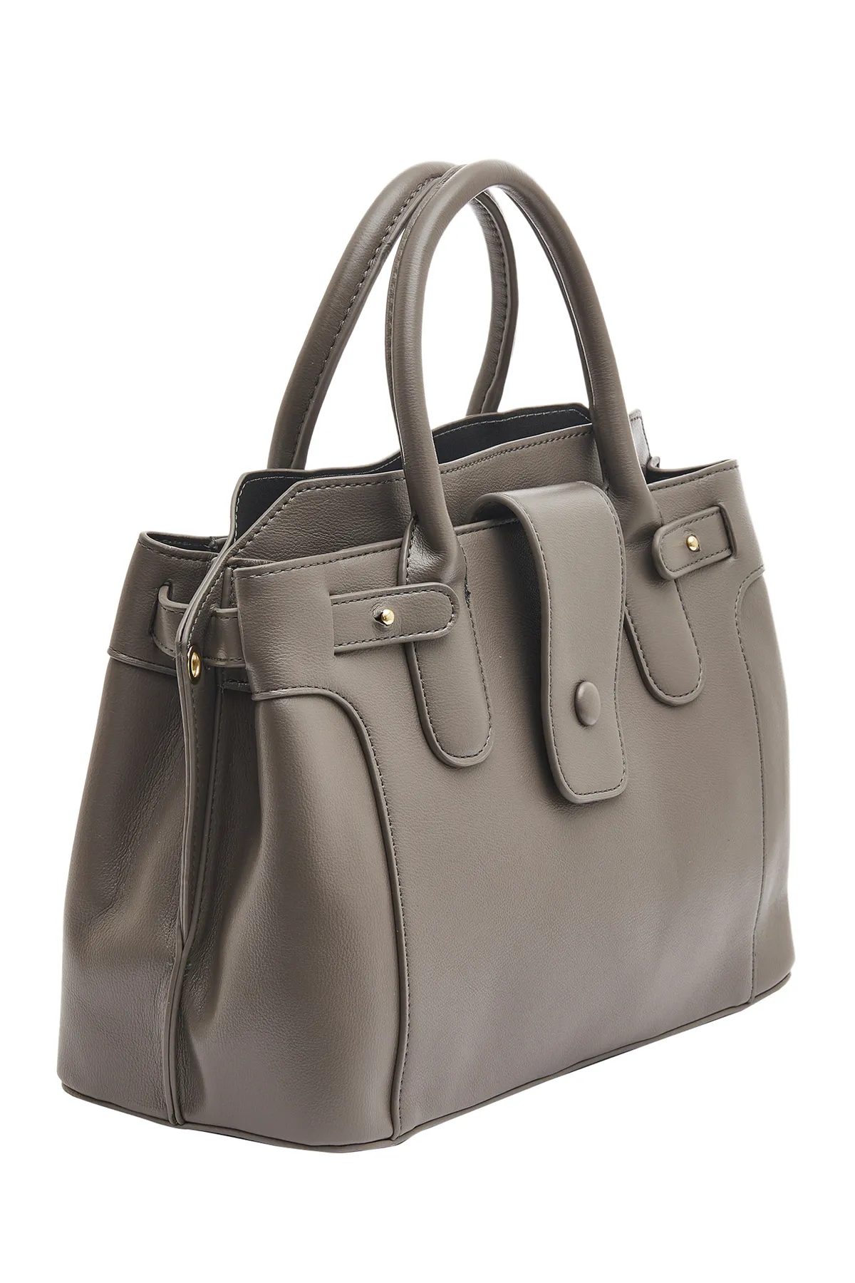 USHA  Handtasche - Grau - Unifarben