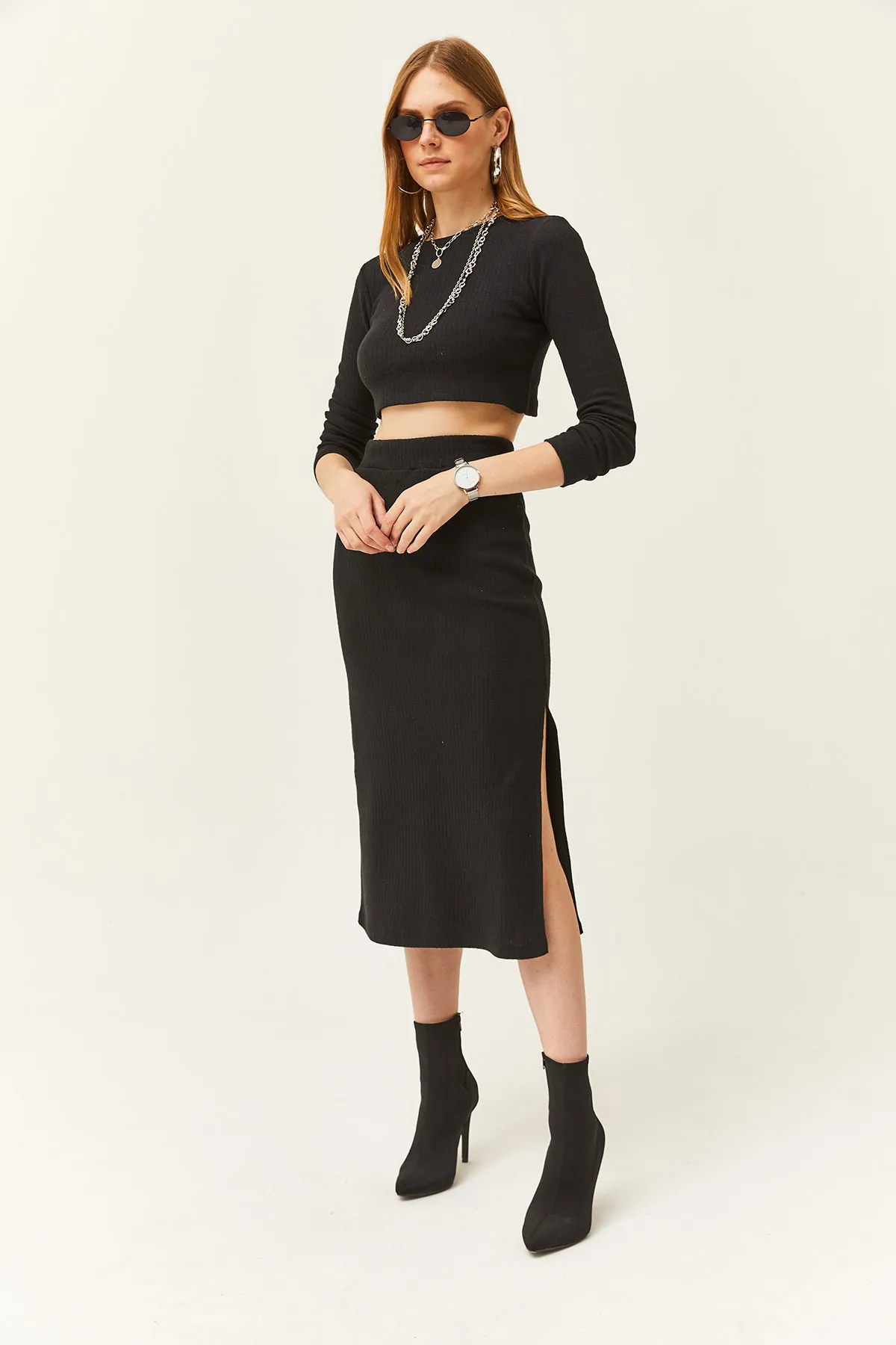 Olalook  Zweiteiler - Schwarz - Regular Fit
