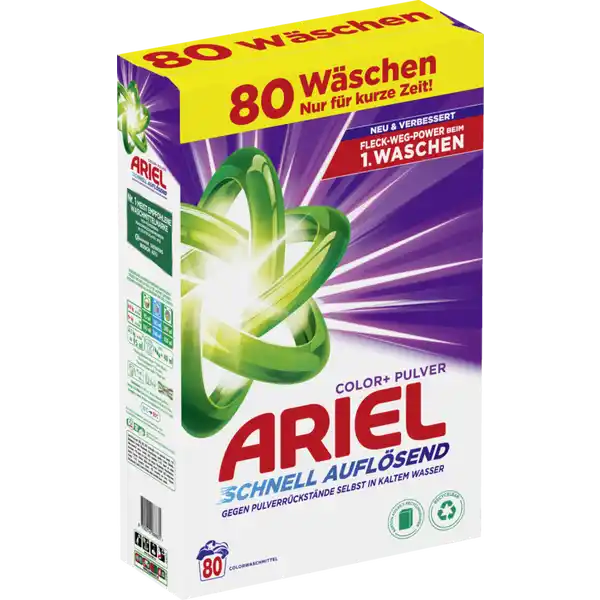 Color+ Pulver Colorwaschmittel 80 WL